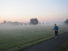Läufer im Nebel